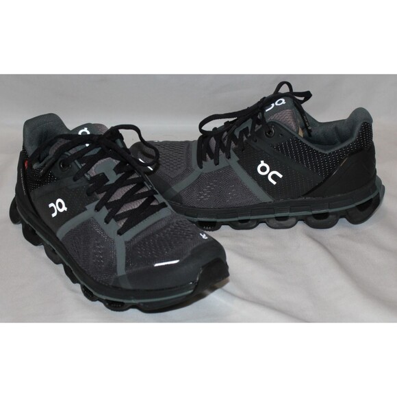 NIB ON CLOUD WOMEN'S CLOUDACE RUNNING ATHLETIC SNEAKERS GRAPHITE OLIVE 7 NIB - Picture 3 of 7